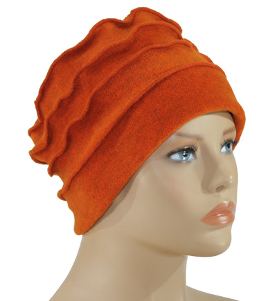 Damen Fleecemütze terracotta Damen Fleecemütze terracotta von klennes