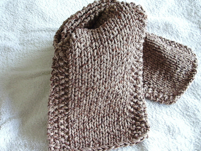 Schal★Strickschal★Schoko★aus Bändchengarn★handgestrickt★ von Hobbyhaus