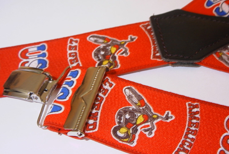 BIKER - Hosenträger - Motorrad - Adler -  Deutschland - Amerika - 3 Clip Clip BIKER - Hosenträger - Motorrad - Adler -  Deutschland - Amerika - 3 Clip Clip von Melsa-1atrend