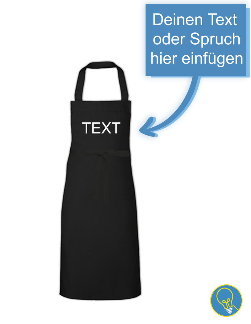 Personalisierte Grillschürze Schürze mit Text Bestickung von Stitch Your Mind