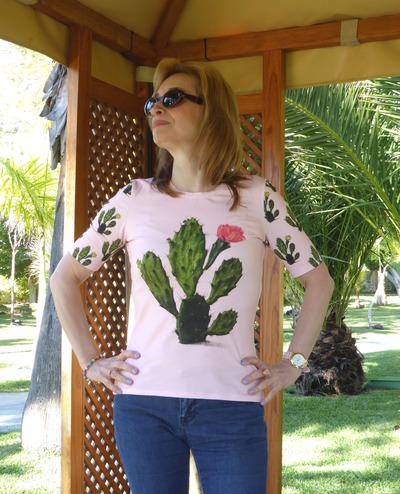 Shirt, Kaktus, rosa von UL-GlamCity