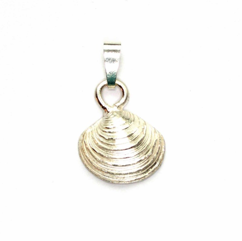Anhänger Venusmuschel 925er Silber von Muschelkreation Christine Bachmann