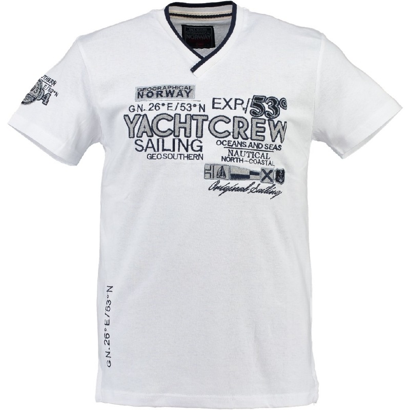 Geographical Norway Herren V-T-Shirt JIMONO Herrenshirt kurzarm Shirt NEU/OVP von fairhandelshop