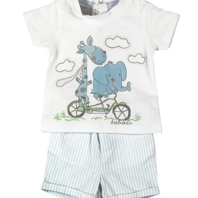 Babyset T-Shirt + kurze Hose von LALELU Baby- und Kindermode