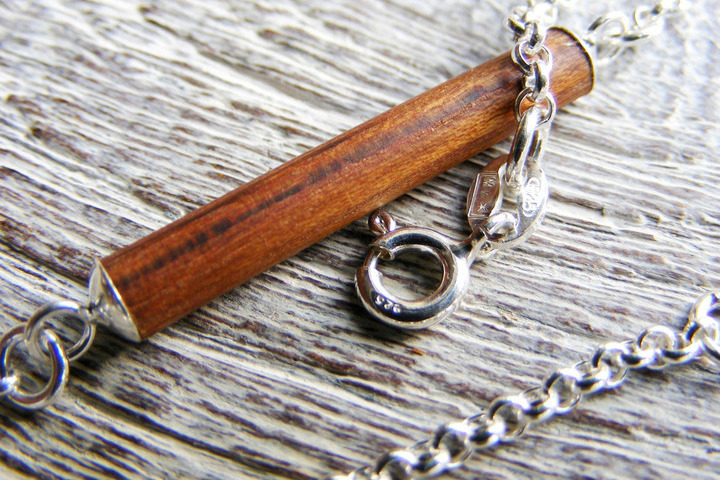 Armband Silber 925 Mexikanisch Chechen Holz Ø 4 x 26 mm, Armband Silber 925 Mexikanisch Chechen Holz Ø 4 x 26 mm, von Holzfelge