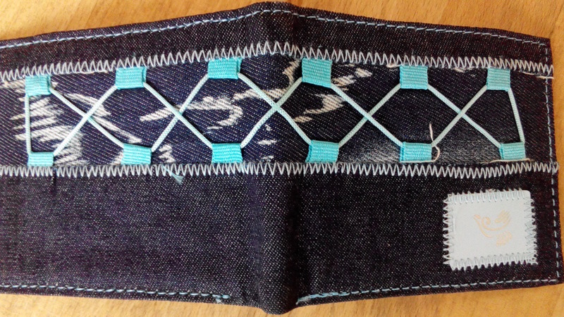 Geldbeutel im Jeanslook von dreimal6