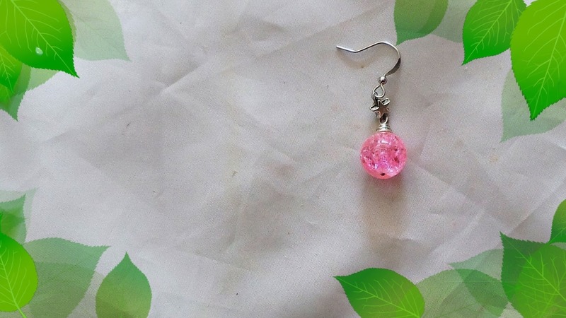 Ohrringe,Ohrschmuck in Rosa/Silber von Mini-Bottles