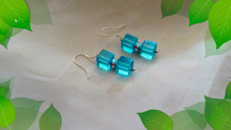 Ohrringe,Handmade, Türkis und Silber von Mini-Bottles