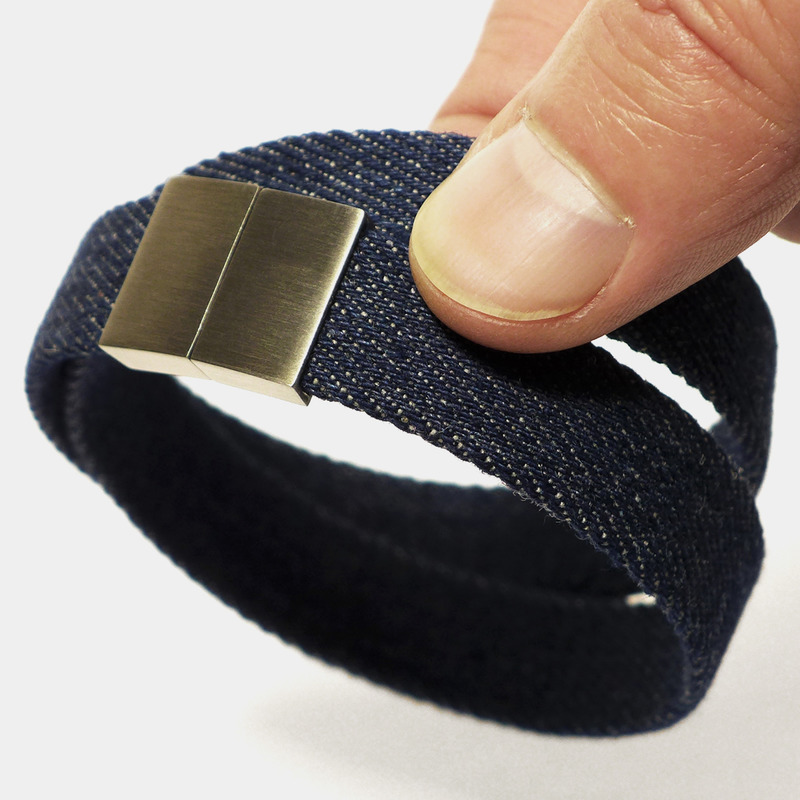 Armband Blue Denim Double Raw von Starbeit