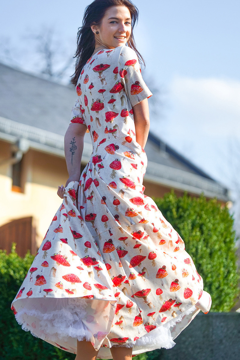 Ballonkleid Maxikleid Jerseykleid Designerkleid Handmade Ballonkleid Maxikleid Jerseykleid Designerkleid Handmade von klennes