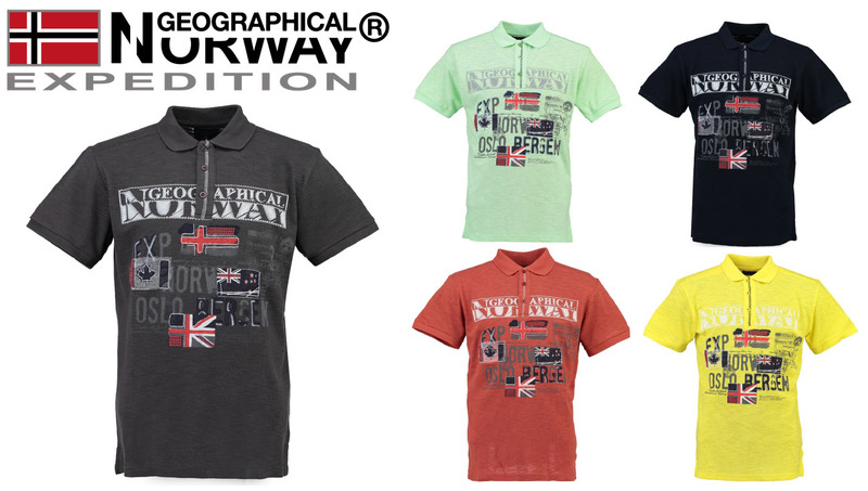 Geographical Norway Herren Poloshirt Shirt KEMPORIO Men T-Shirt S-XXXL von fairhandelshop