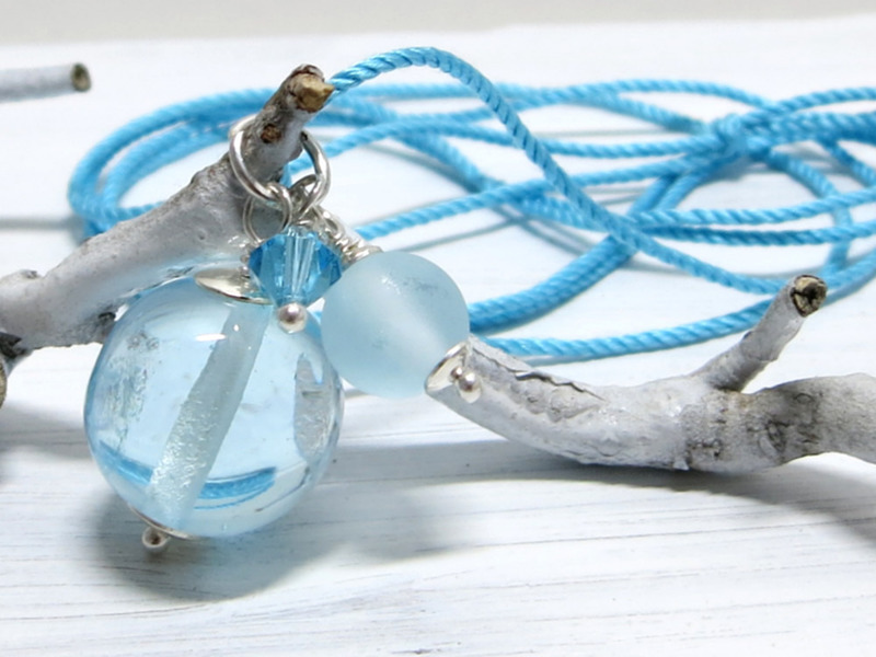 LANGE KETTE UNIKAT GLASPERLEN LANGE KETTE UNIKAT GLASPERLEN von SilkArt-AntjeTopf