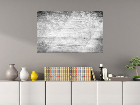 Glas Magnettafel Holzoptik Maserung grau Glas Magnettafel Holzoptik Maserung grau von GrazDesign