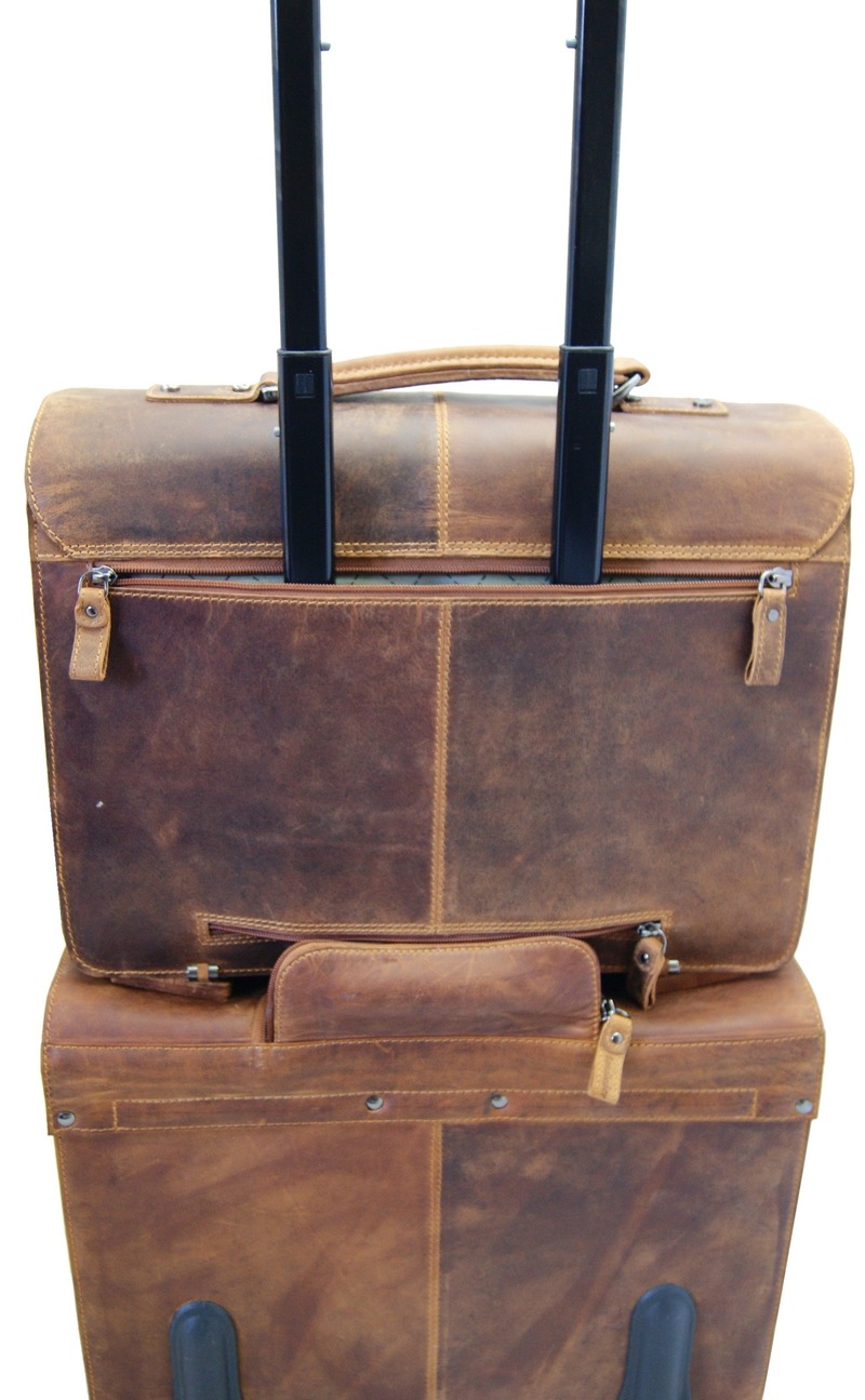 Aktentasche HEDIN aus braunem Grassland-Leder - inkl. Lederpflege Aktentasche HEDIN aus braunem Grassland-Leder - inkl. Lederpflege von Ledertaschenshop24