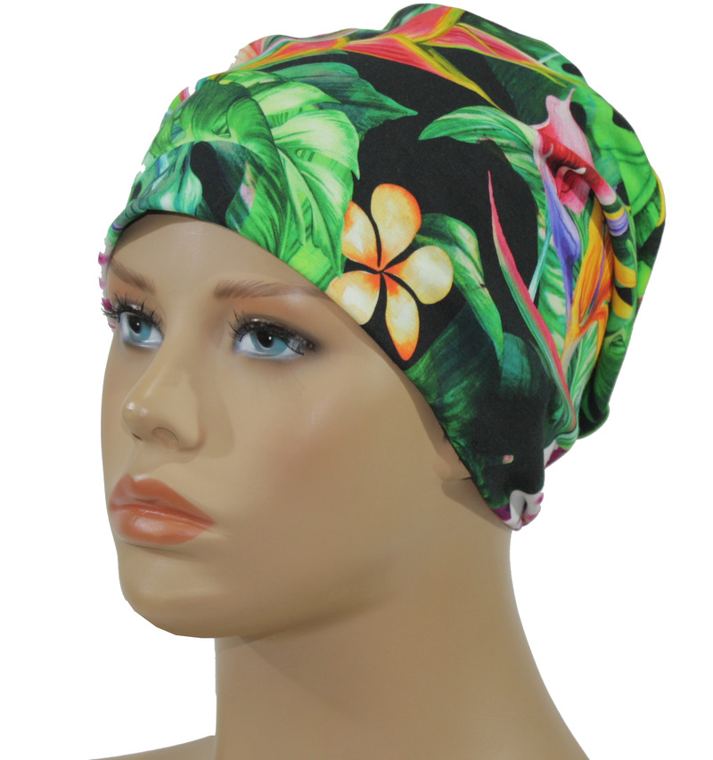 Chemo Mütze Beanie Mütze Damenmütze Orchidee von klennes