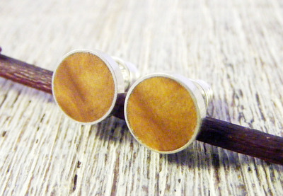 Holz Ohrstecker Silber 925 Brown Mallee Holz Ø 8mm Holz Ohrstecker Silber 925 Brown Mallee Holz Ø 8mm von Holzfelge