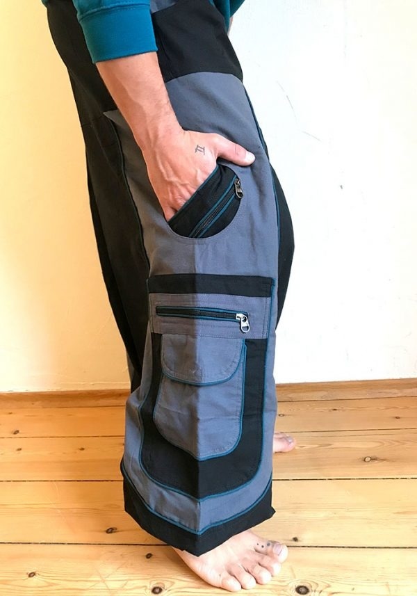 Pluderhose Haremshose Blume des Lebens Flower of Life Hose Hippie Kleidung Goa Klamotten Yoga von Gravity Shift  ॐ Psy-Hippie-Goa-Shop