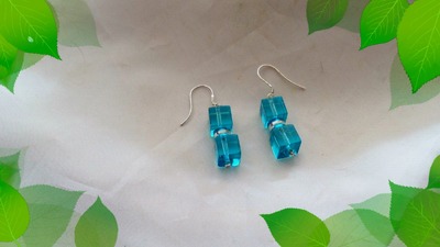 Ohrringe,Handmade, Türkis und Silber Ohrringe,Handmade, Türkis und Silber von Mini-Bottles
