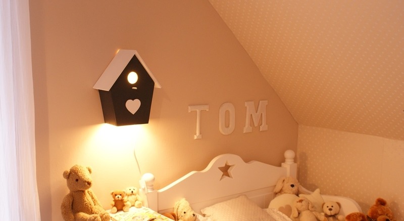 Vogelhauslampe taubenblau von Vogelhauslampen