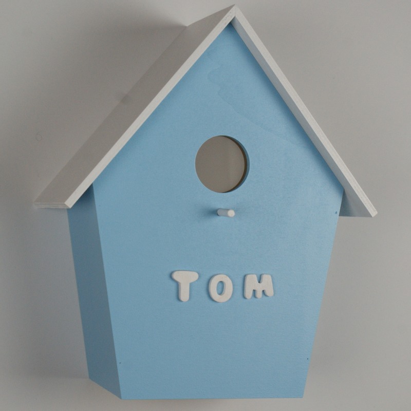 Vogelhauslampe hellblau von Vogelhauslampen