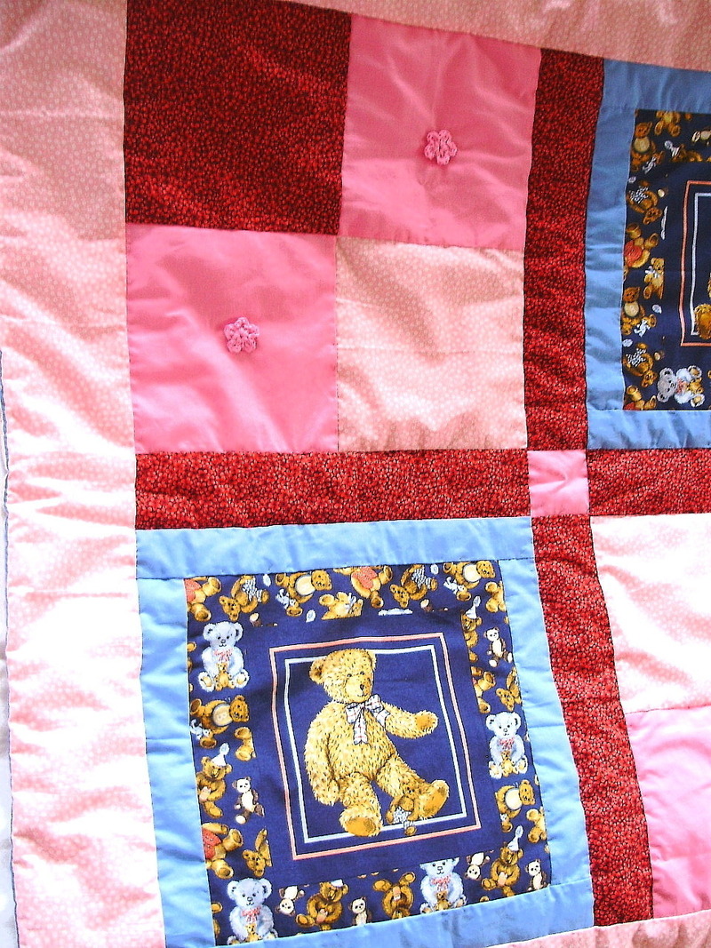 Babydecke♥Krabbeldecke♥Bärchen♥EIGENER ENTWURF♥mit Bärchen-Stoffpanelen♥ Babydecke♥Krabbeldecke♥Bärchen♥EIGENER ENTWURF♥mit Bärchen-Stoffpanelen♥ von Hobbyhaus