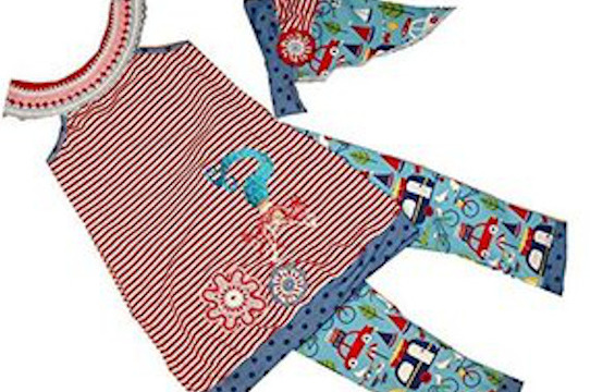 Mädchenkombination Gr. 110/116 von C-Fashion-Design