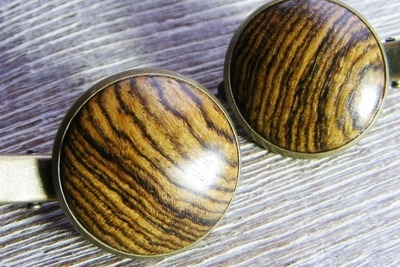 Haarklammern,-Haarspangenset Bocote Holz Ø 25mm Haarklammern,-Haarspangenset Bocote Holz Ø 25mm von Holzfelge