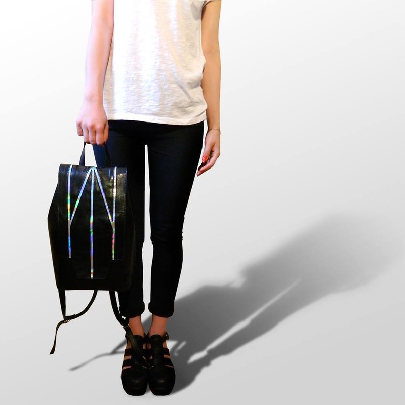 Echtleder Rucksack „Simetria“ von Erika Szücs