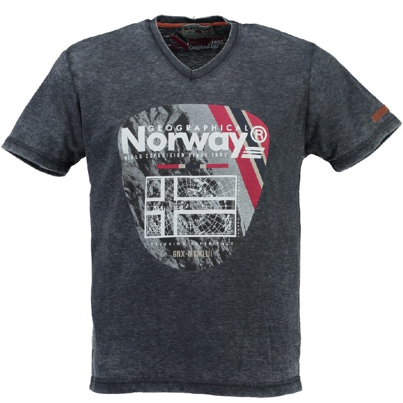 Geographical Norway Herren V-T-Shirt JEGORIO Herrenshirt kurzarm Shirt NEU/OVP Geographical Norway Herren V-T-Shirt JEGORIO Herrenshirt kurzarm Shirt NEU/OVP von fairhandelshop