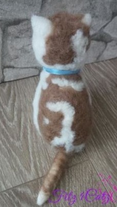 Filz-Zwilling sitzend 30cm kurzhaar Filz-Zwilling sitzend 30cm kurzhaar von Filz4Catz