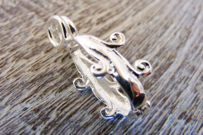 Anhänger / Donutscharnierclip Silber 925 mm "Wasserfall" Anhänger / Donutscharnierclip Silber 925 mm "Wasserfall" von Holzfelge