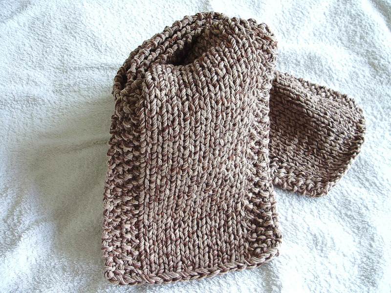 Schal★Strickschal★Schoko★aus Bändchengarn★handgestrickt★ von Hobbyhaus