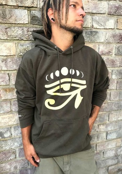 Moon Horus Hoodie Metatron - Hippie Kleidung alternativ Klamotten Moon Horus Hoodie Metatron - Hippie Kleidung alternativ Klamotten von Gravity Shift ॐ Psy-Hippie-Goa-Shop