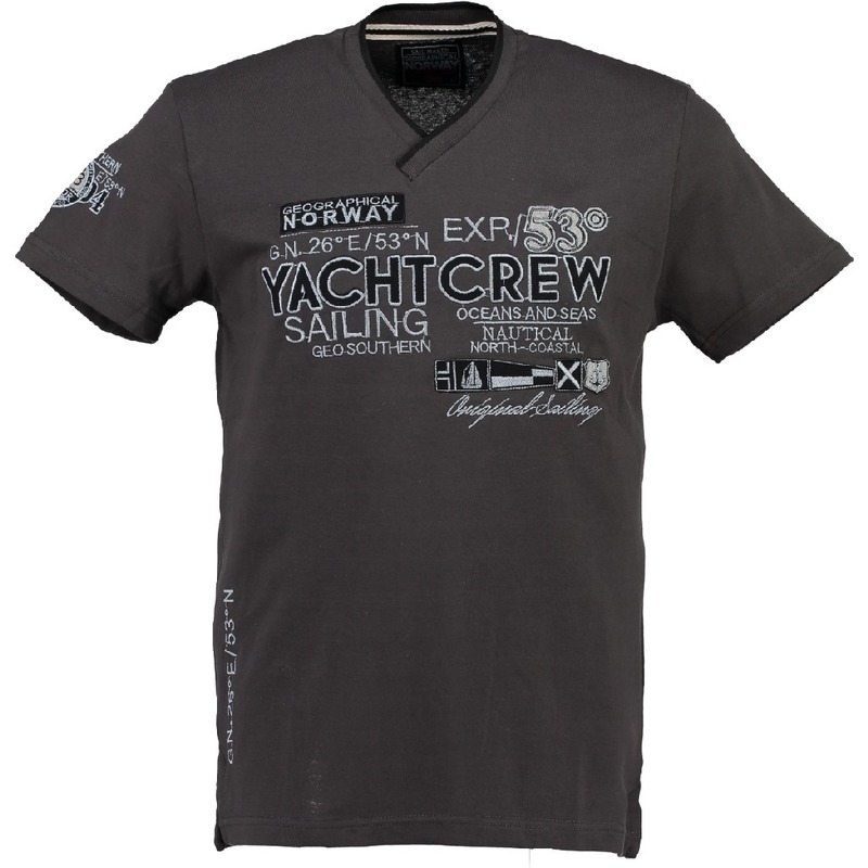 Geographical Norway Herren V-T-Shirt JIMONO Herrenshirt kurzarm Shirt NEU/OVP von fairhandelshop