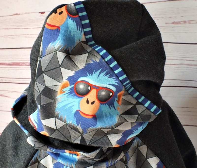 Hoodie mit Beanie Hoodie mit Beanie von JaVi-Stoffe