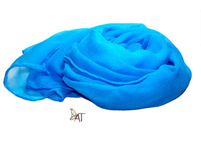 Seidenchiffon TÜRKIS 3 Größen zur Auswahl Seidenchiffon TÜRKIS 3 Größen zur Auswahl von SilkArt-AntjeTopf