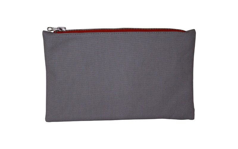 Stoff Clutch mit Hirschkopfmotiv in grau Stoff Clutch mit Hirschkopfmotiv in grau von Unikats-by-Sabine-Greim