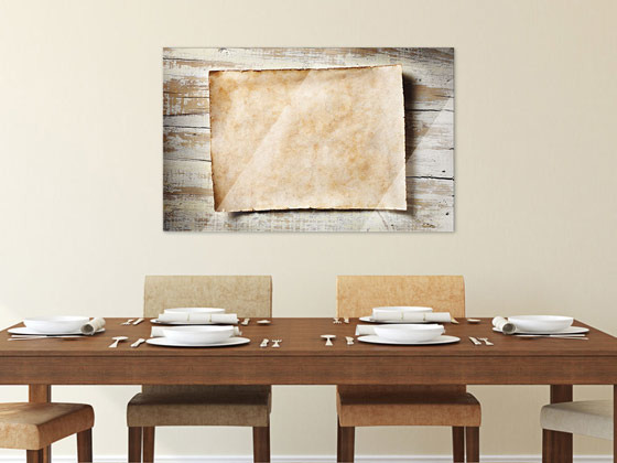 Magnetwand Holzoptik altes Blatt Antik Magnetwand Holzoptik altes Blatt Antik von GrazDesign