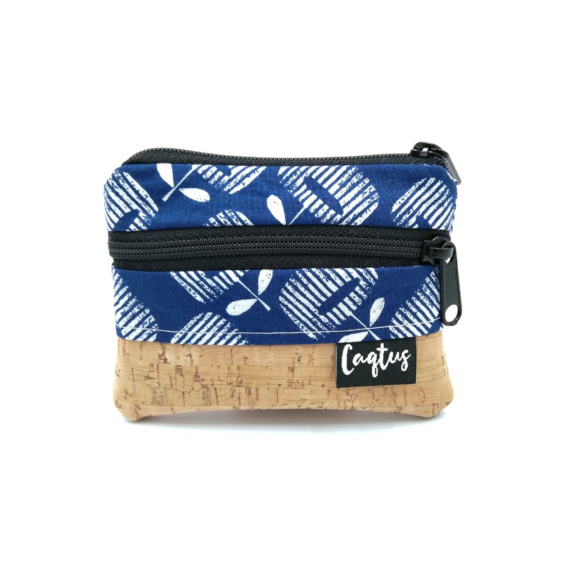 Mini Geldbeutel Kork Handmade von Caqtusdesign