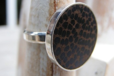 Holz Ring Silber 925 Black Palmira Holz Ø 18mm, G51 Holz Ring Silber 925 Black Palmira Holz Ø 18mm, G51 von Holzfelge
