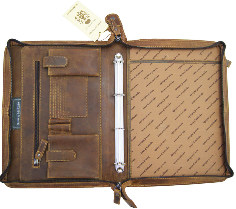 Konferenzmappe HELMHOLTZ aus braunem Grassland-Leder - inkl. Lederpflege Konferenzmappe HELMHOLTZ aus braunem Grassland-Leder - inkl. Lederpflege von Ledertaschenshop24