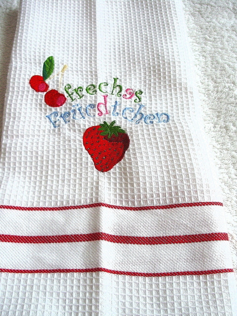 Geschirrtuch Waffelpique' - Freches Früchtchen Geschirrtuch Waffelpique' - Freches Früchtchen von Hobbyhaus