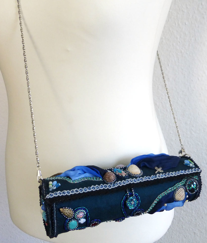 Handtasche, Clutch, Abendtasche von The-Pearlfactory