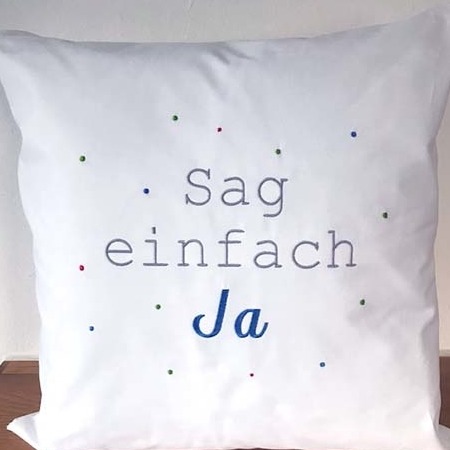 Statementkissen, Kissen mit Botschaft Statementkissen, Kissen mit Botschaft von Luettenmaat