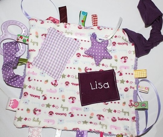 Geschenkset Baby Schmusetuch und Schnullerkette Geschenkset Baby Schmusetuch und Schnullerkette von wadawu