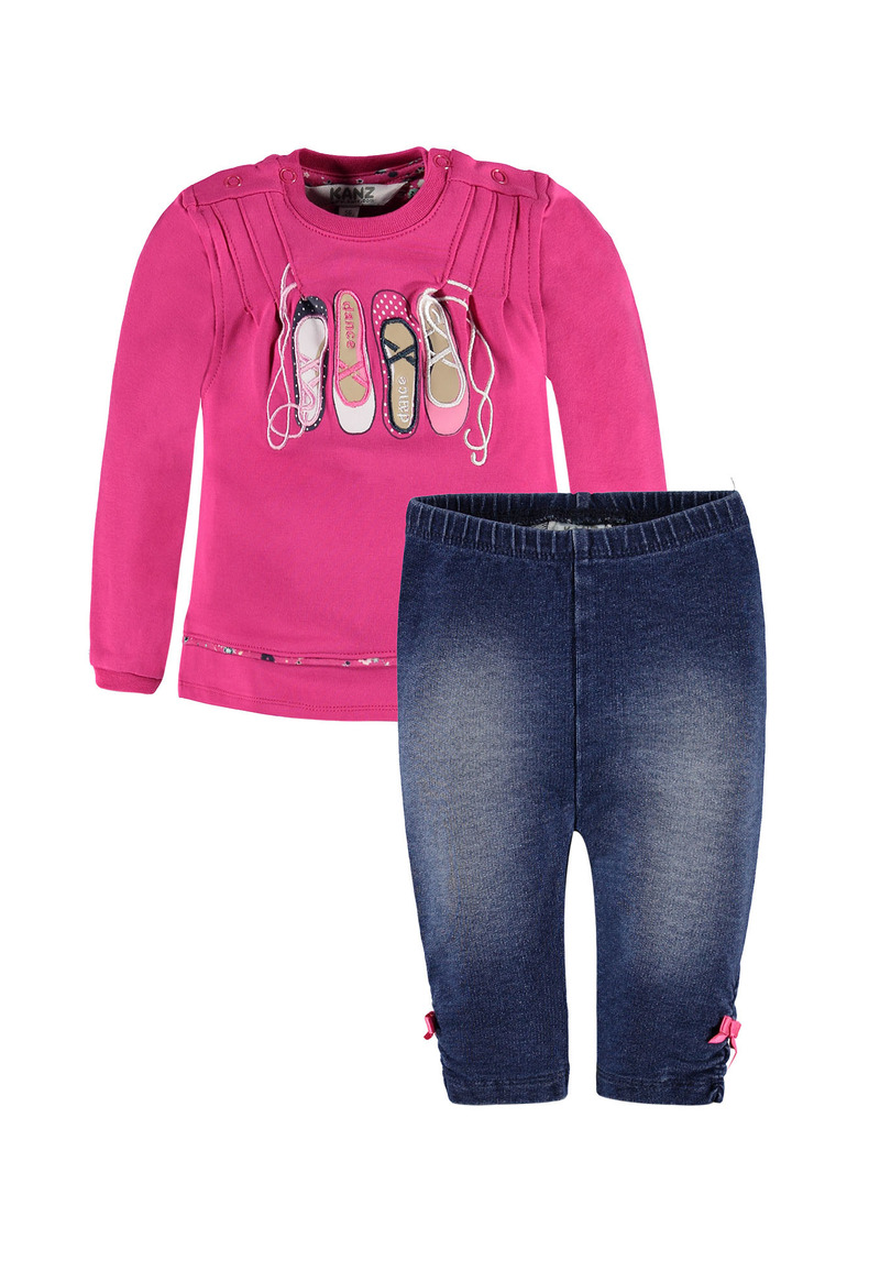 Kanz Kleid mit Leggings Cabaret von Wunderland - Bekleidung für Kinder