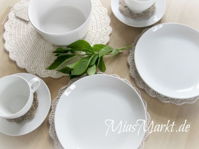 Serie *Wohn-dich-schön* Tischset beige von Mias Markt