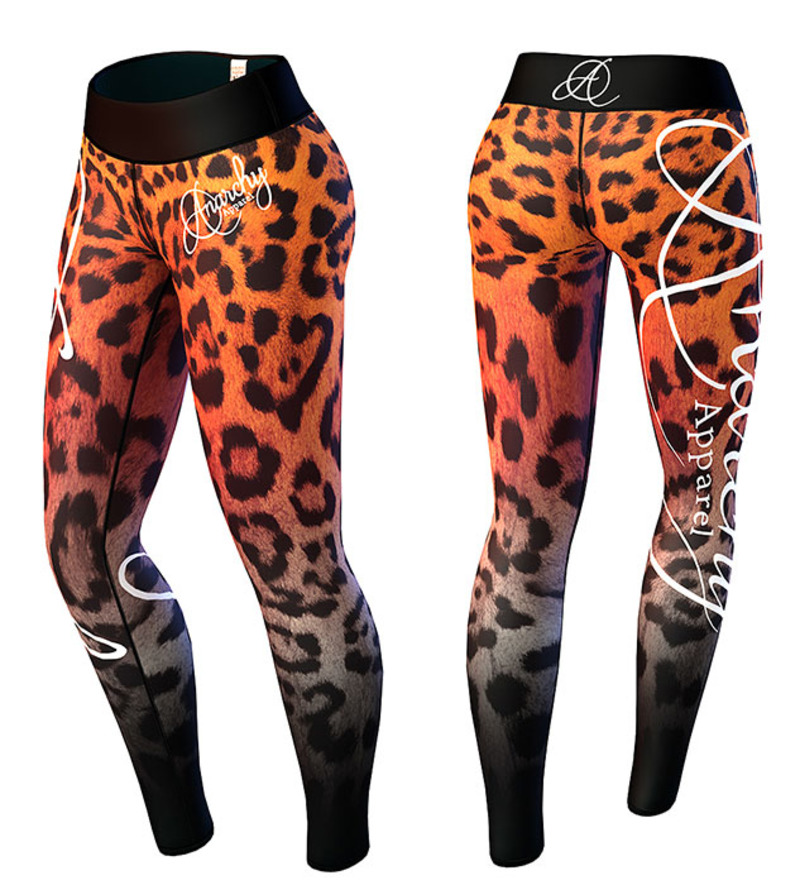 Anarchy Apparel Leggings Leopard von Fitness Freak Fashion