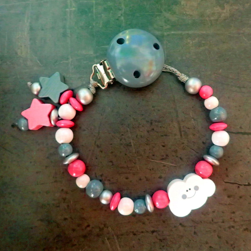 Schnullerkette Wölkchen von Little Monster