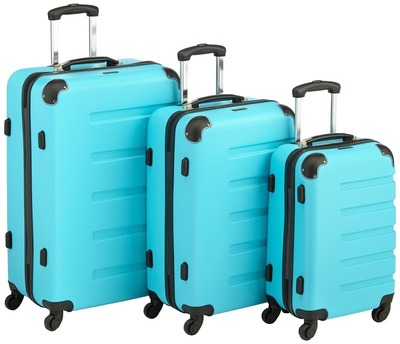 Packenger Reisekoffer Marina 3er-Set M, L und XL in Blau von e-Trado